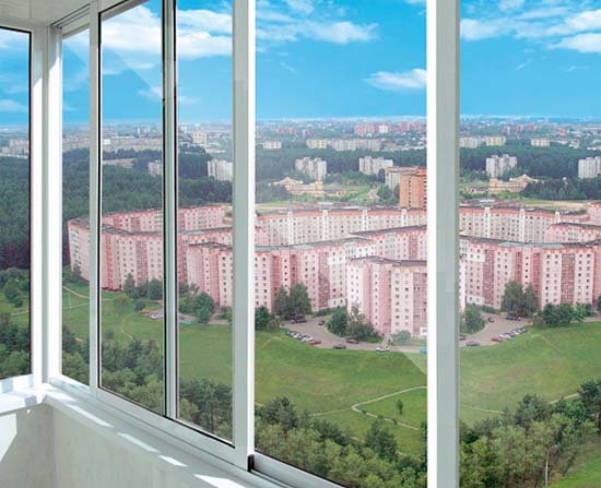 Холодное алюминиевое остекление балконов Красногорск