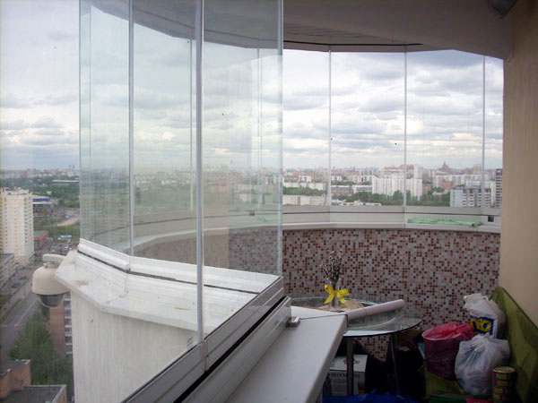 Остекление балконов: эркерных, круглых, закругленных Красногорск