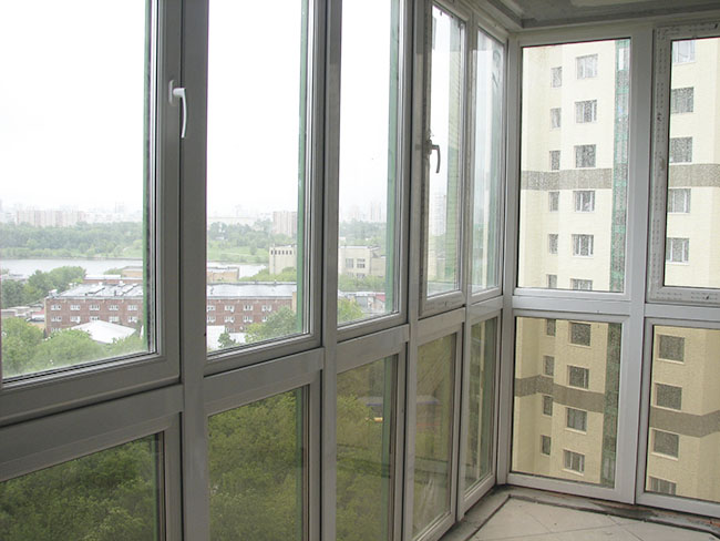 Остекление балкона в пол Красногорск